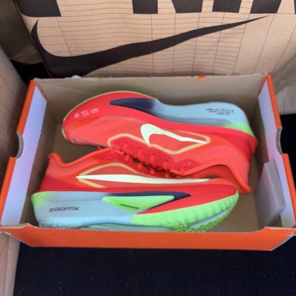 NEW Nike Zoom Fly 6 FN8454-601 Bright Crimson Orange Lime Mint  Men Size 11